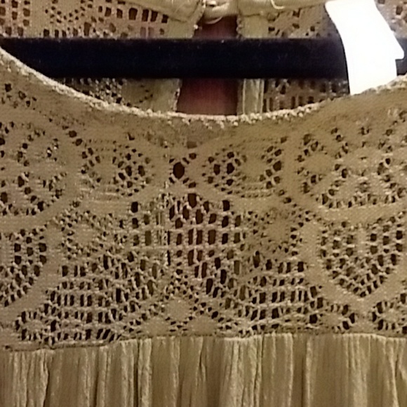 NEW olive green gauze romper Small - Picture 4 of 4